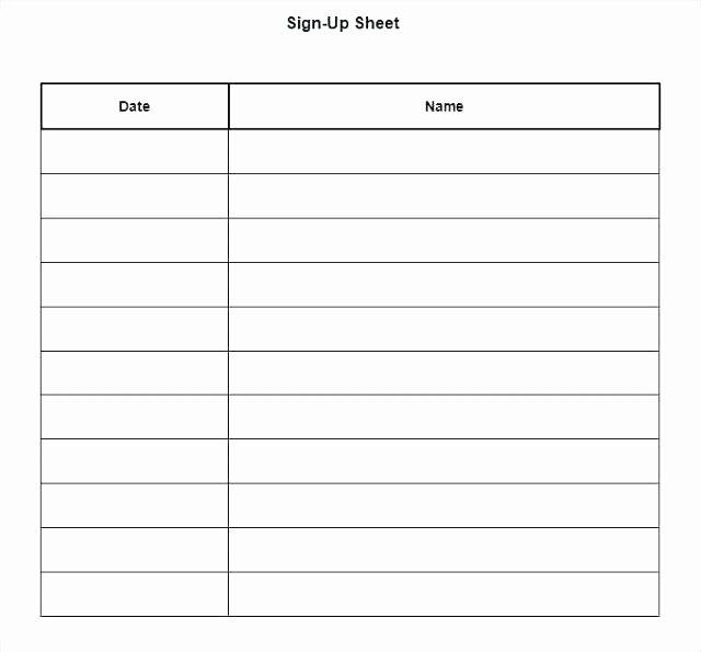 Potluck Signup Sheet Template Excel Luxury Potluck Sheet Template Free Signup Word – Rightarrow