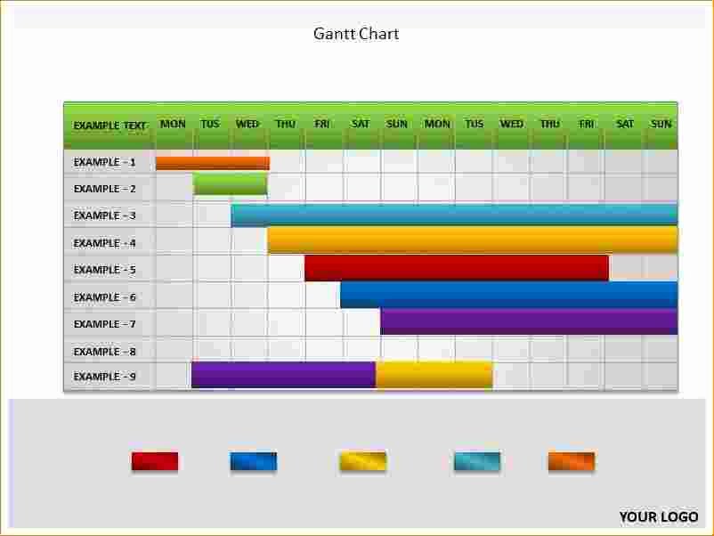 Ppt Gantt Chart Template Best Of 4 Gantt Chart Powerpoint