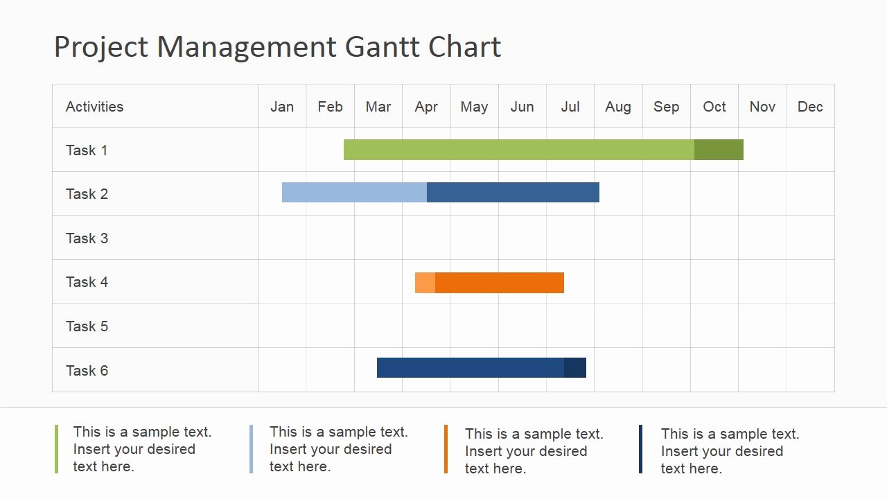 Ppt Gantt Chart Template Best Of Project Management Gantt Chart Powerpoint Template