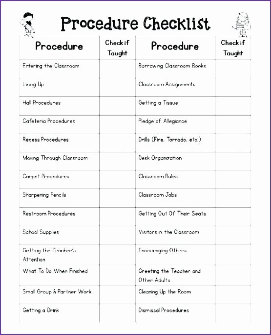 Preschool Cleaning Checklist Template Best Of Empty Checklist Template Shopping Checklist Template Excel