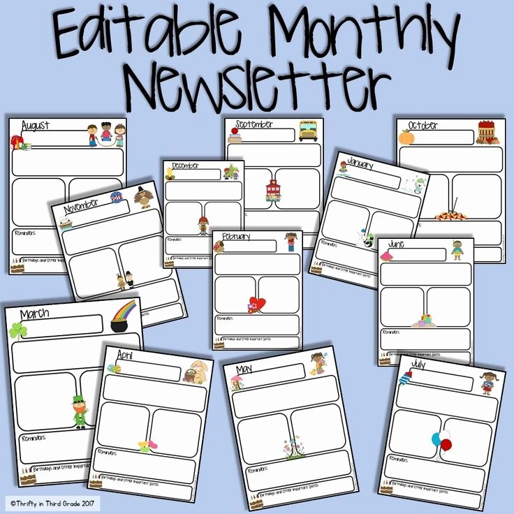 Preschool Weekly Newsletter Template Lovely Best 25 Preschool Newsletter Ideas On Pinterest