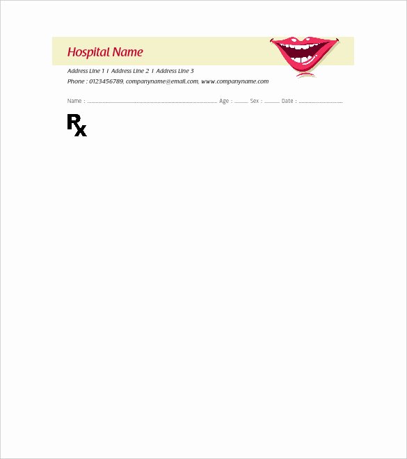 Prescription Pad Template Pdf Luxury Doctors Pad format Gagnatashort