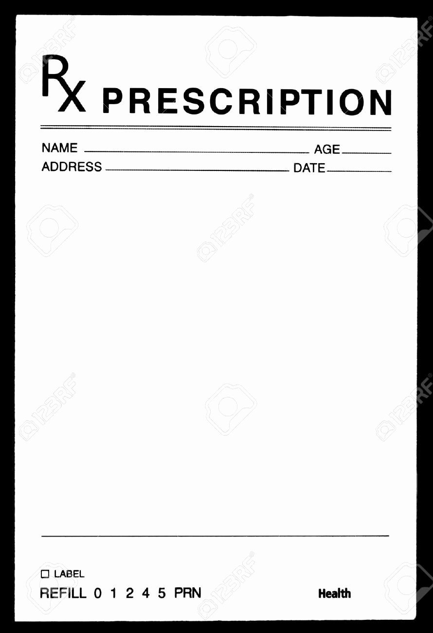 Prescription Template Microsoft Word Fresh 10 Prescription Templates Doctor Pharmacy Medical