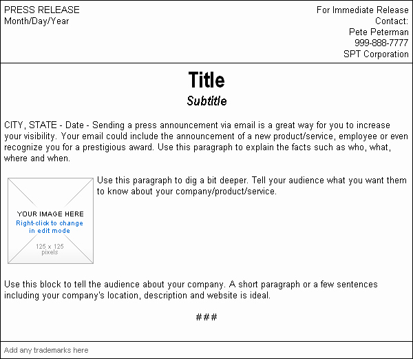 Press Release Email Template Beautiful Page Not Found Constant Contact