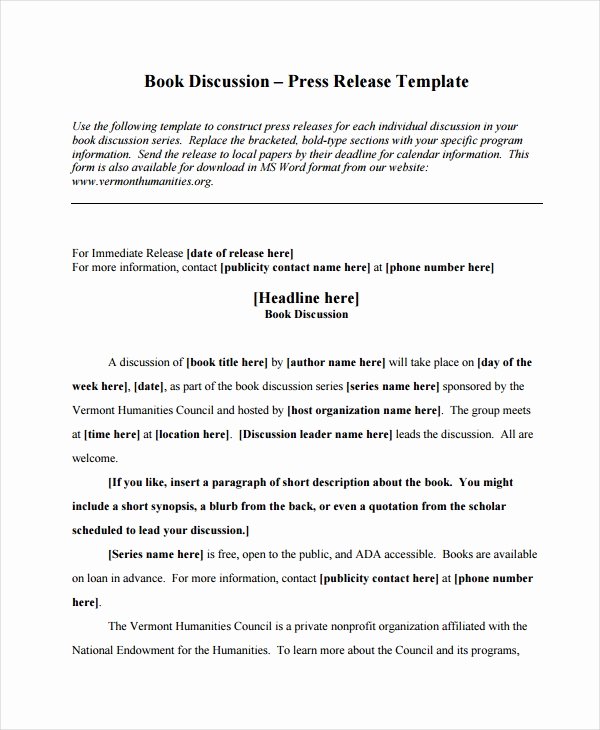 Press Release Template Free Inspirational 19 Press Release Templates Free Sample Example format