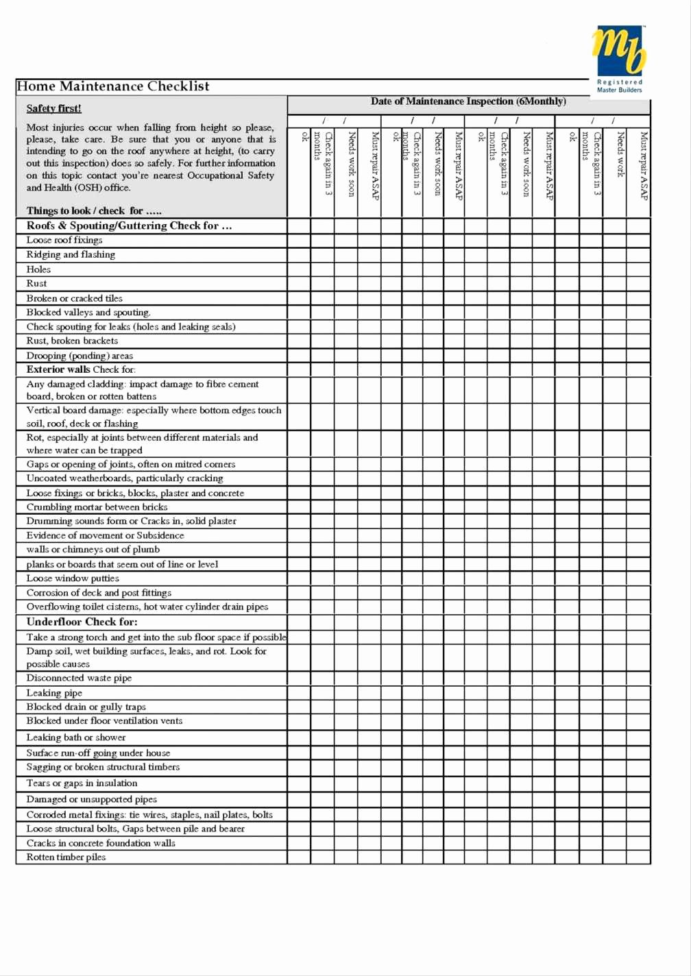 Preventive Maintenance Excel Template Awesome Preventive Maintenance Spreadsheet Spreadsheet softwar