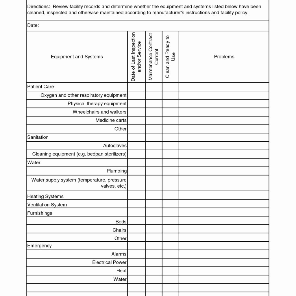 Preventive Maintenance Excel Template Inspirational Preventive Maintenance Spreadsheet La Portalen Document
