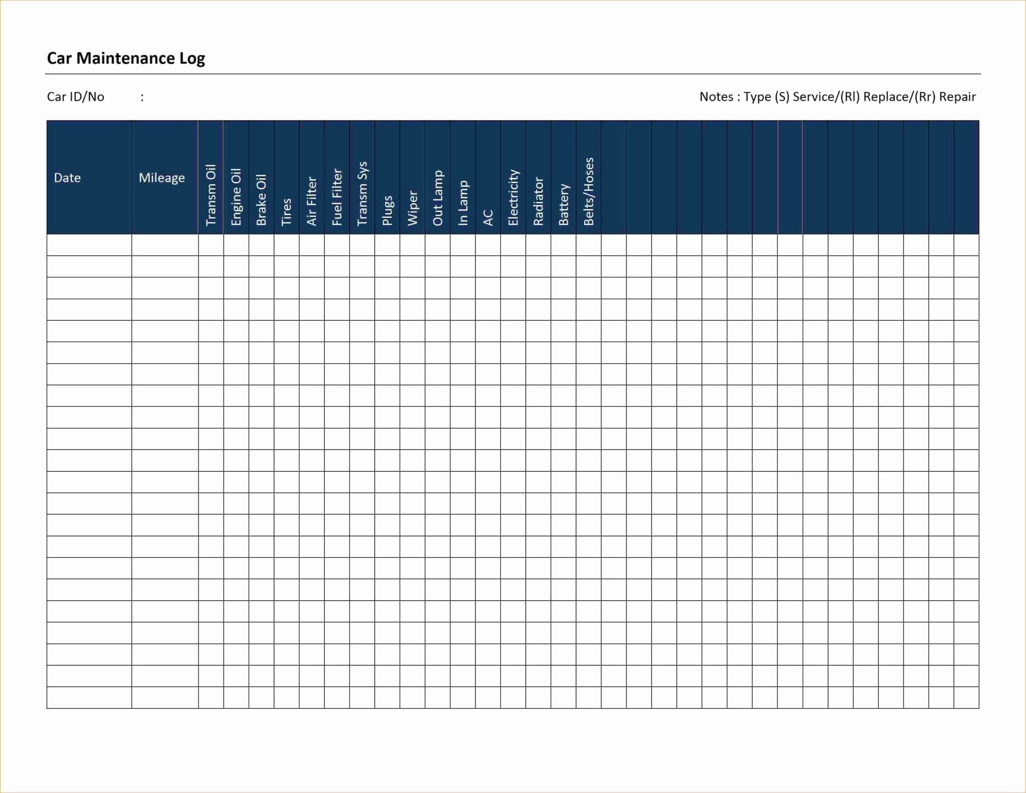 Preventive Maintenance Excel Template Inspirational Preventive Maintenance Spreadsheet