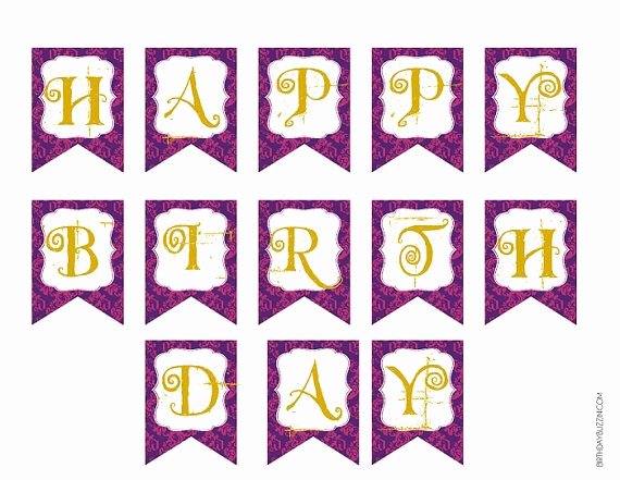 Printable Birthday Banner Template Unique 301 Moved Permanently