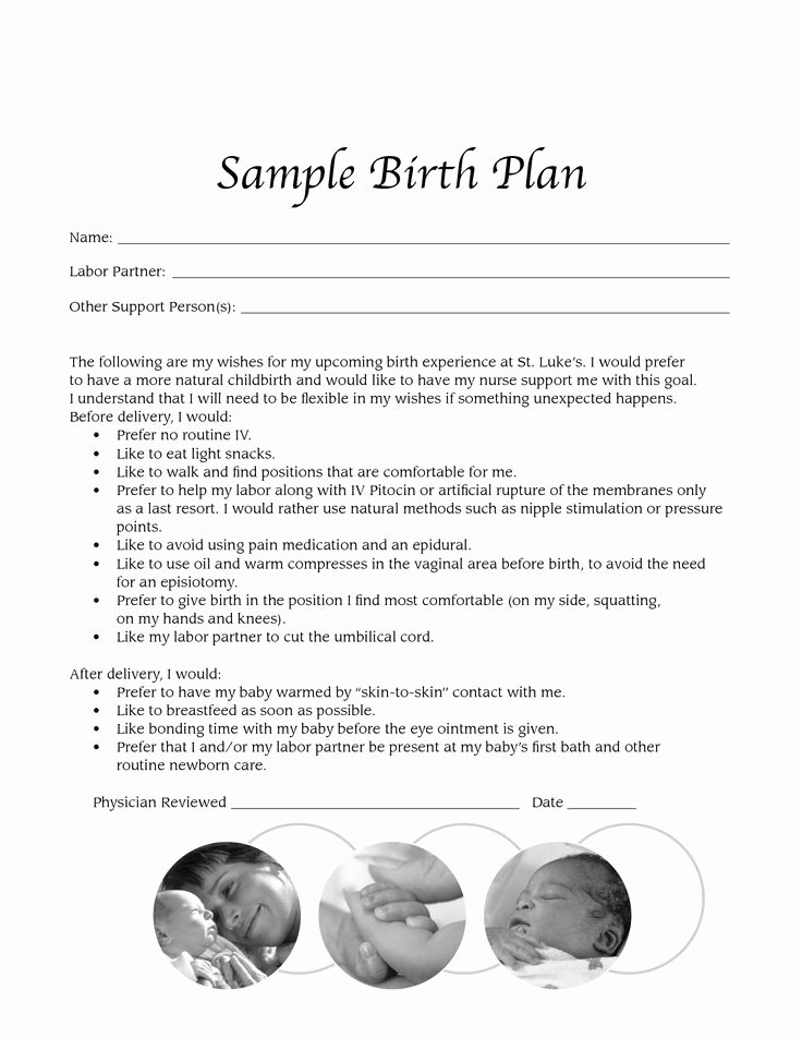 Printable Birthing Plan Template Fresh Best 25 Birth Plan Printable Ideas On Pinterest