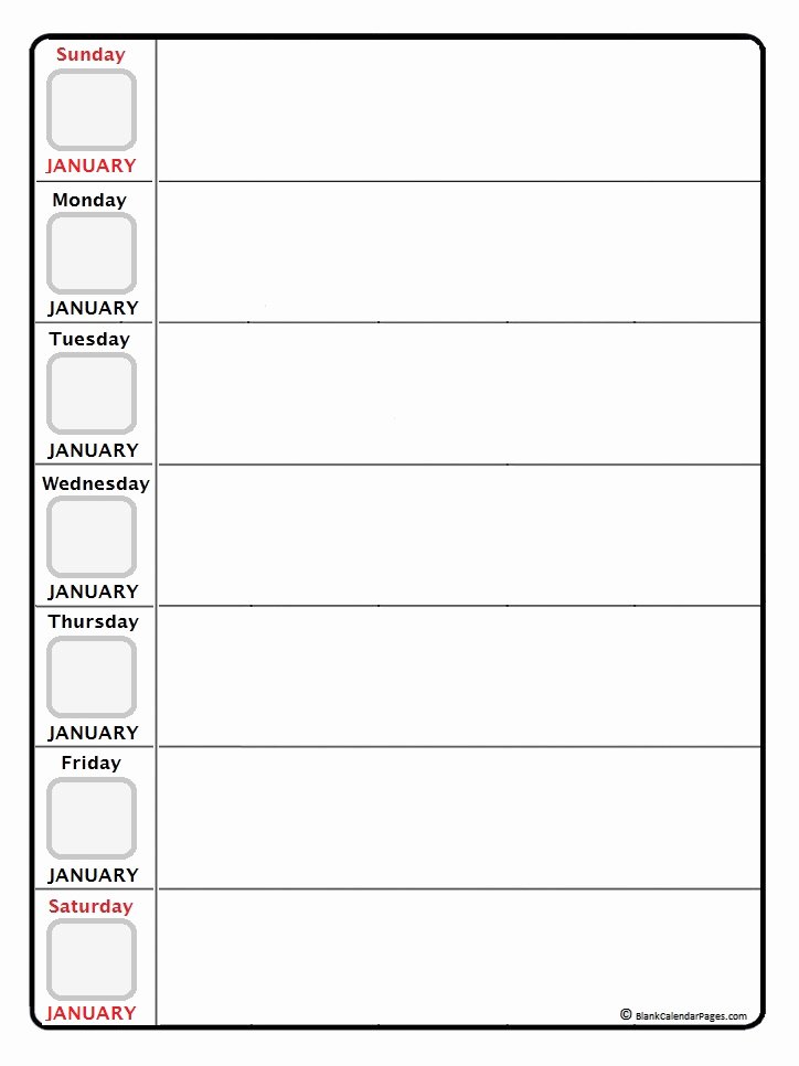 Printable Daily Schedule Template Elegant March 2019 Weekly Calendar