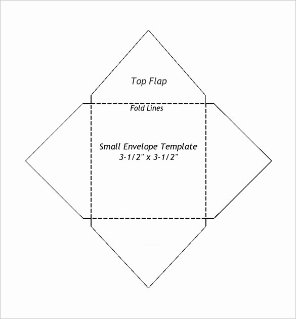 Printable Envelope Template Pdf Elegant Mini Envelope Template