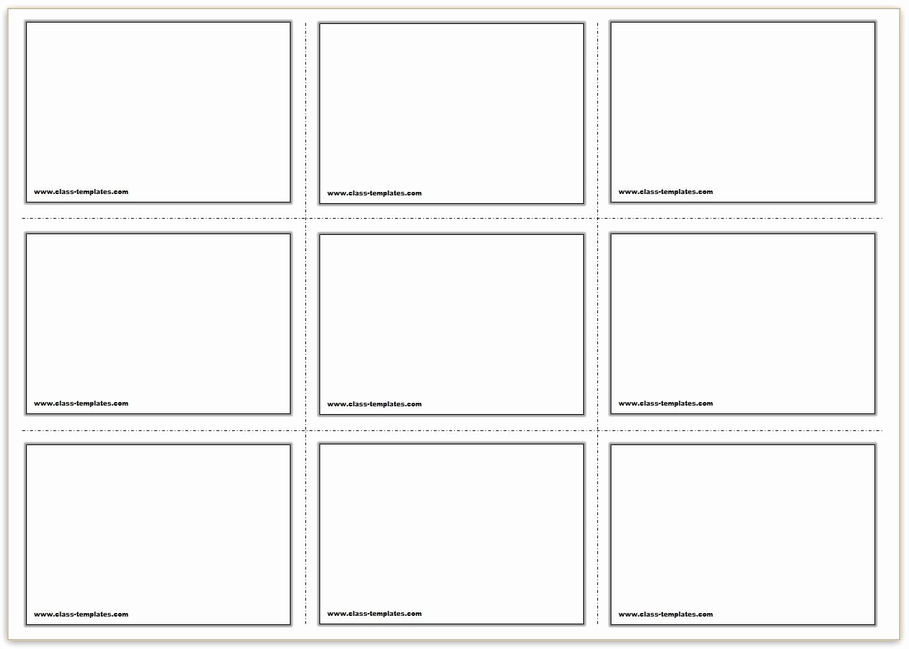 Printable Flash Card Template New Printable Index Cards
