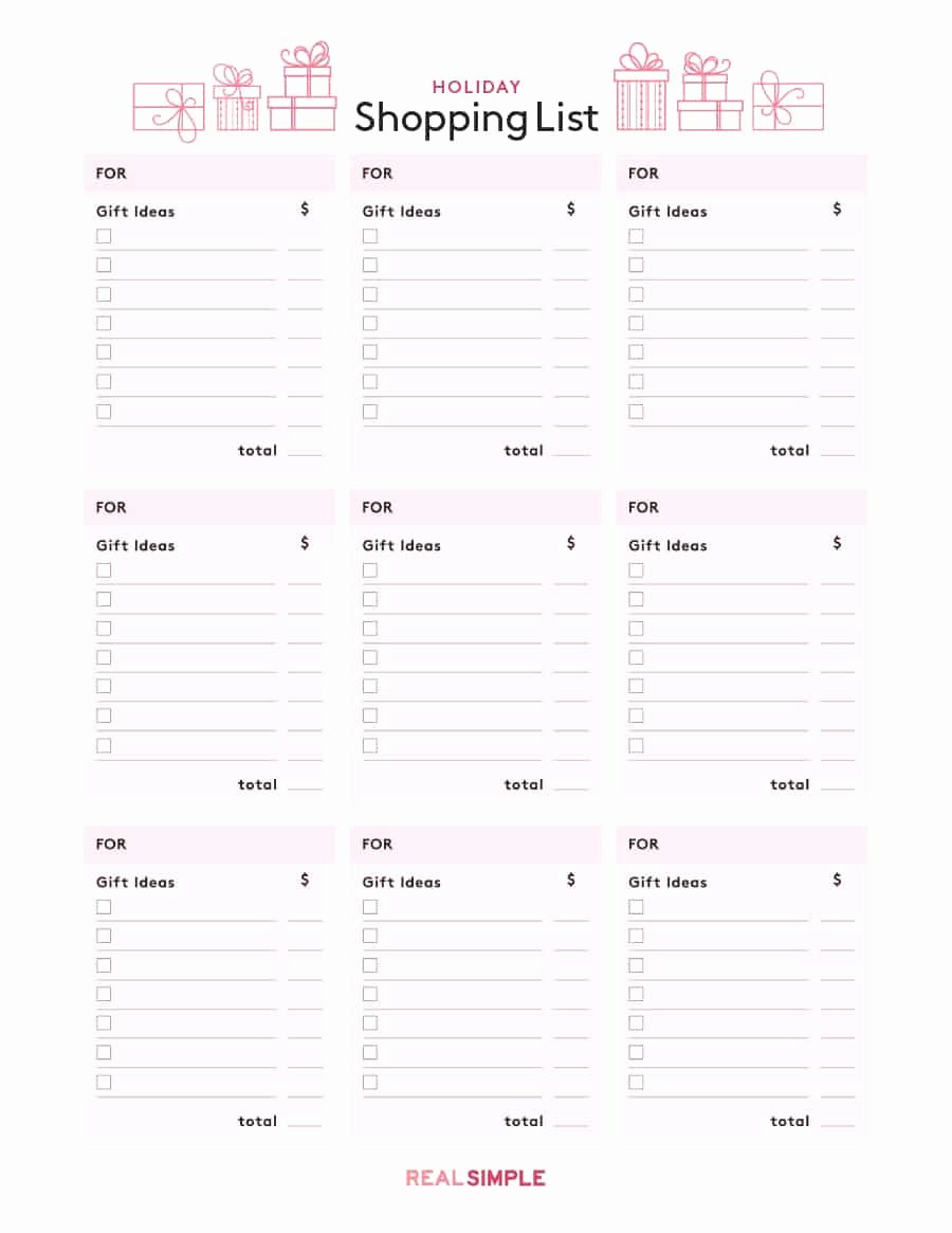 Printable Grocery List Template Unique 40 Printable Grocery List Templates Shopping List