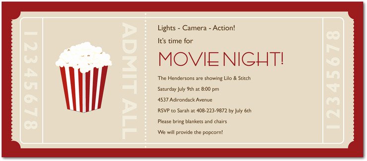 Printable Movie Tickets Template Awesome Free Printable Movie Tickets Invitation – orderecigsjuicefo