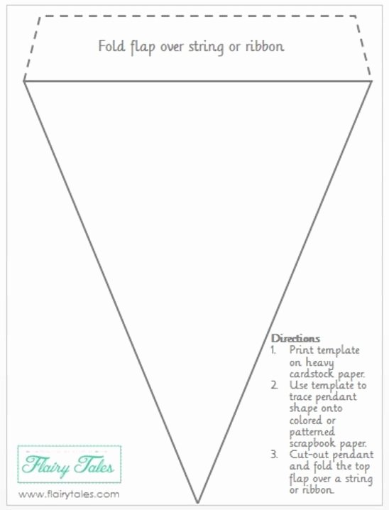 Printable Pennant Banner Template Awesome Pennant Banner Template On Pinterest