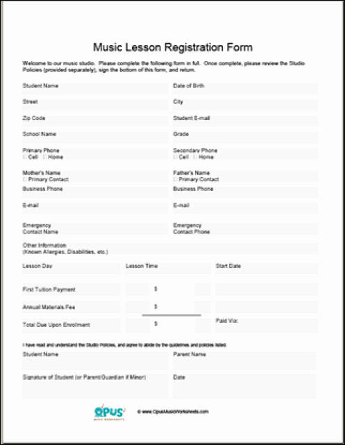 Printable Registration form Template Inspirational Printable Registration form Templates Word Excel Samples