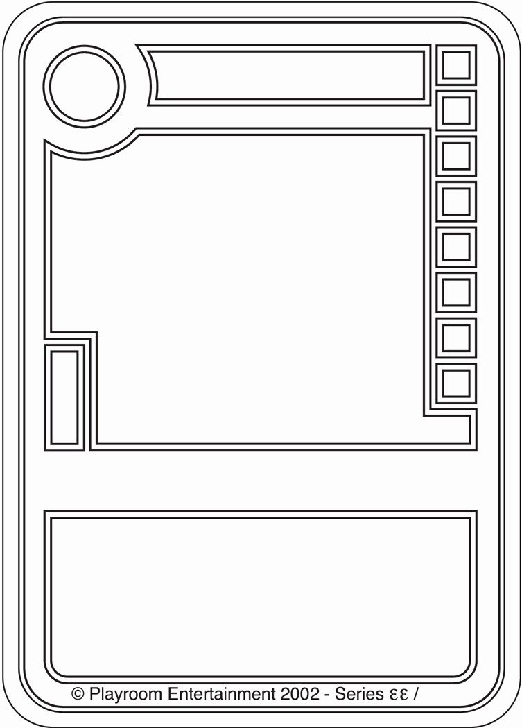 Printable Trading Card Template Unique Trading Card Template