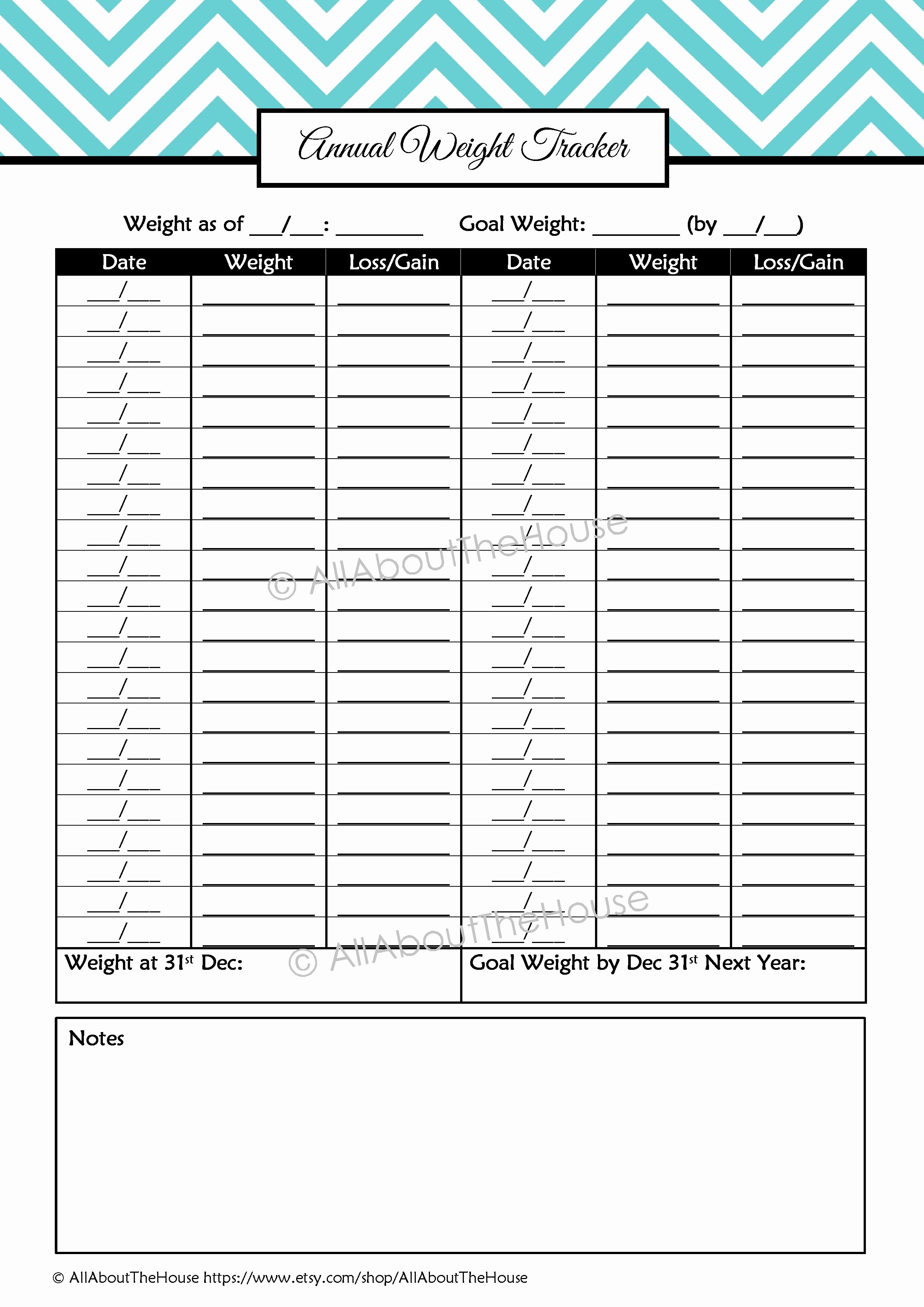 Printable Weight Loss Chart Template Beautiful Weight Tracker