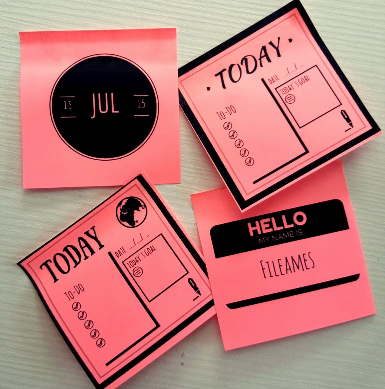 Printing On Post It Template Inspirational How to Print On Post It Notes
