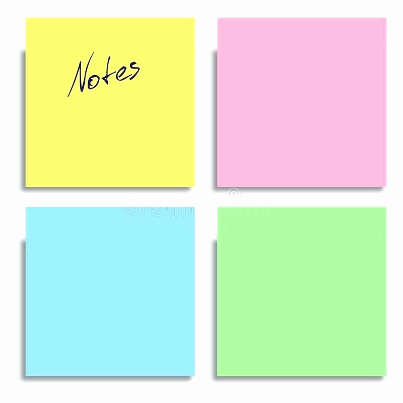 Printing On Post It Template Inspirational Post It Note Templates Powerpoint Templates Executive