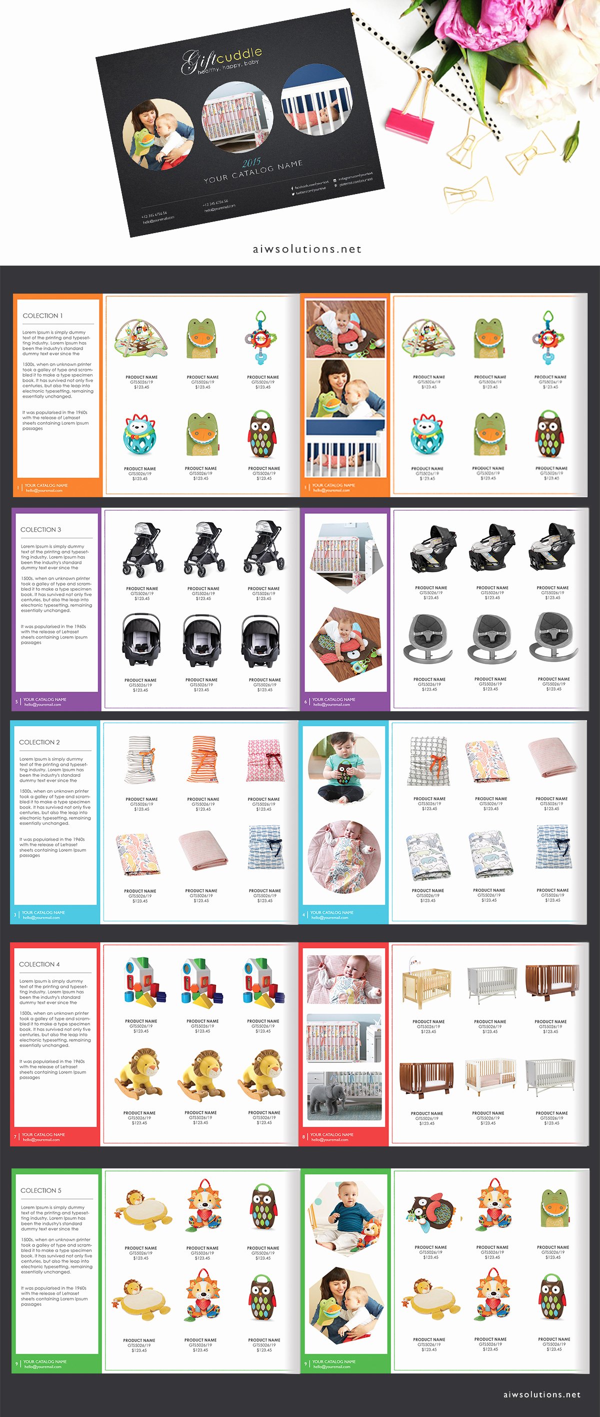 Product Line Card Template Fresh wholesale Catalog Template Product Catalog Indesign