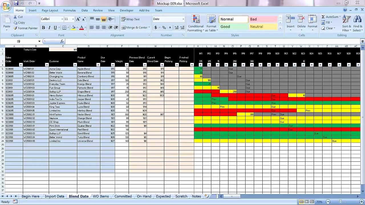 Production Planning Excel Template Fresh Excel Graphical Production Planning and Control Planner
