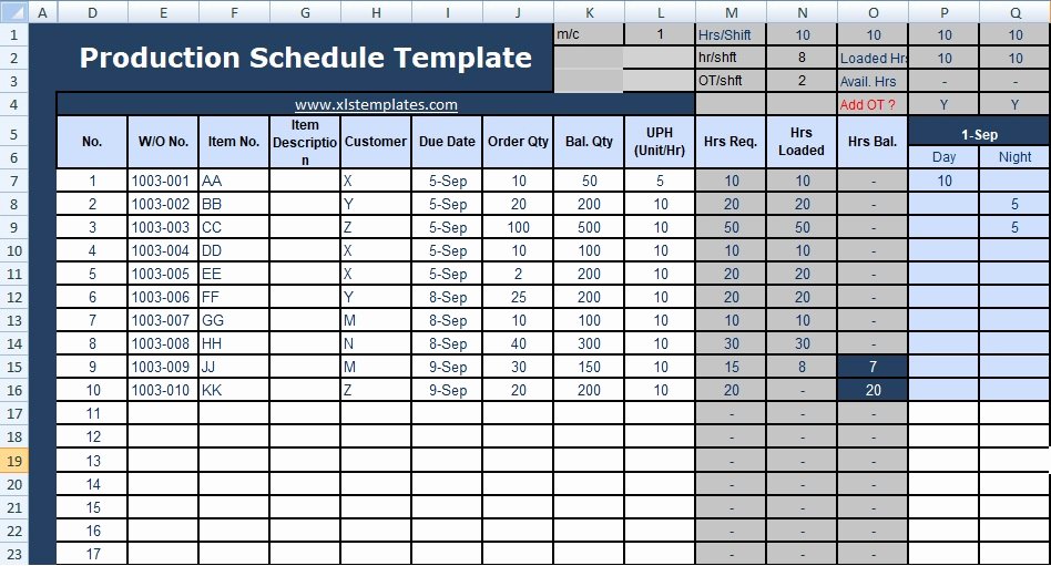 Production Schedule Template Excel Beautiful Production Schedule Template Excel