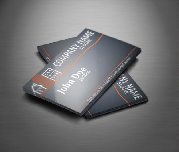 Professional Business Card Template Awesome Real Estate Professional Business Card Template Vector