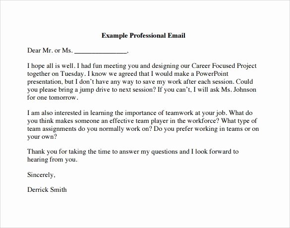 Professional E Mail Template Inspirational How to Start A Professional Email Sample Filename