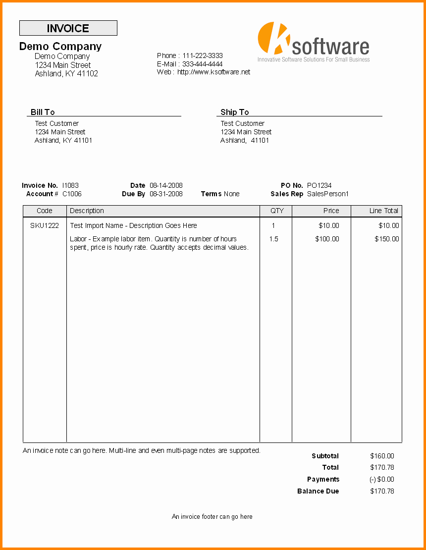 Professional Services Invoice Template Inspirational 3 Bill format for Professional Services