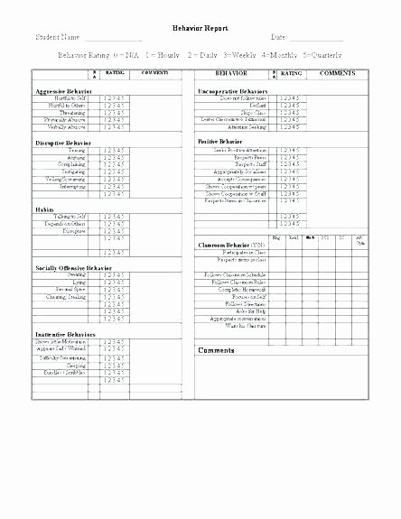 Progress Report Template Excel Awesome Student Progress Report Template