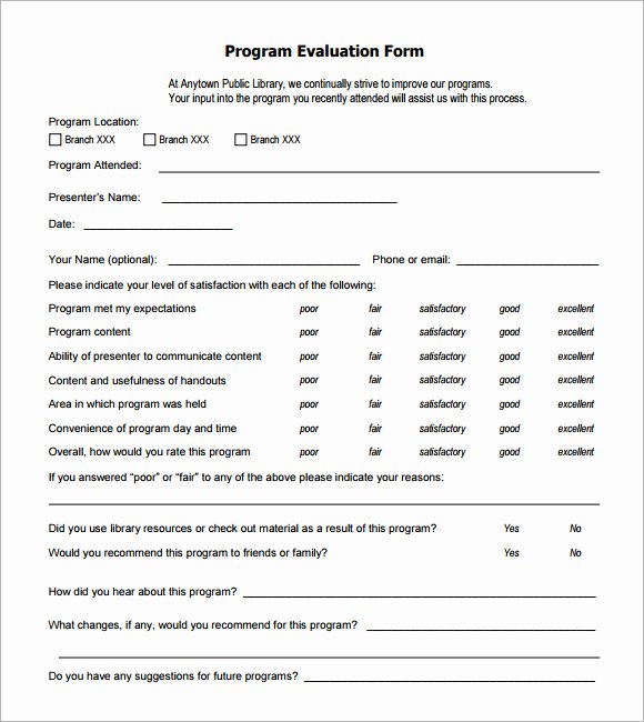 Project Evaluation Plan Template Beautiful Sample Program Evaluation 6 Free Documents In Pdf
