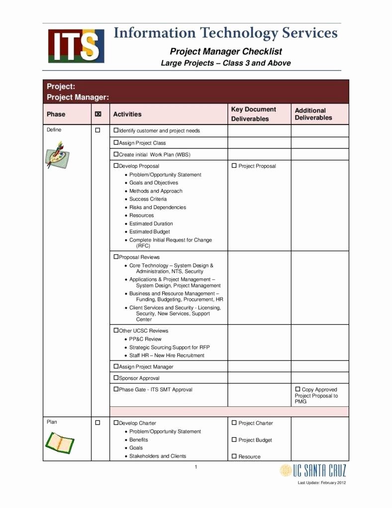 Project Management Checklist Template Lovely 9 Checklist Templates for Business