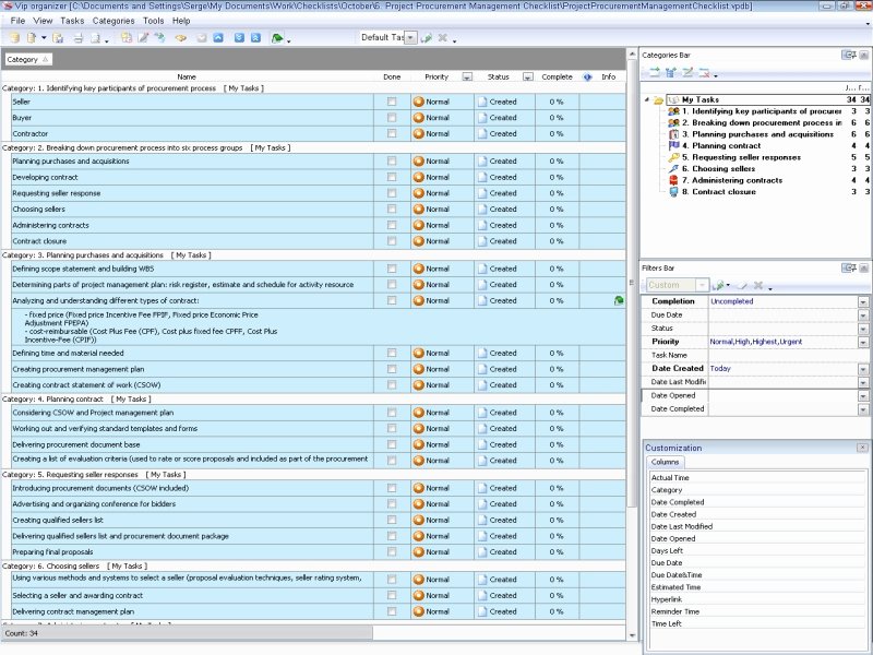 Project Management Checklist Template Unique Project Management Checklists to Do Lists for Project