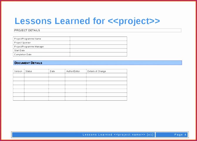 Project Management Lessons Learned Template Beautiful 12 Excel Templates for Project Management Exceltemplates