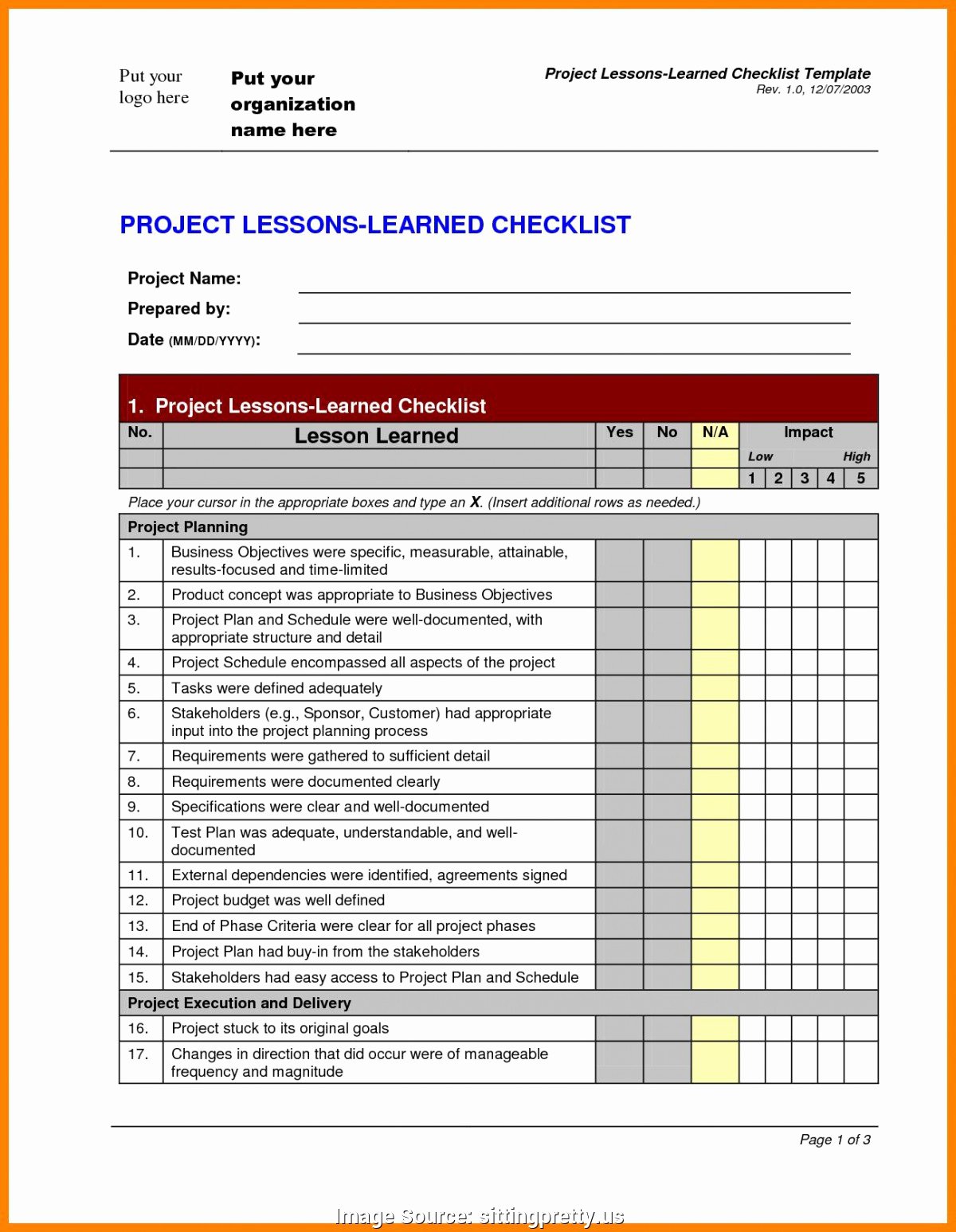 Project Management Lessons Learned Template Luxury Plex Project Management Lessons Learned Report Lessons