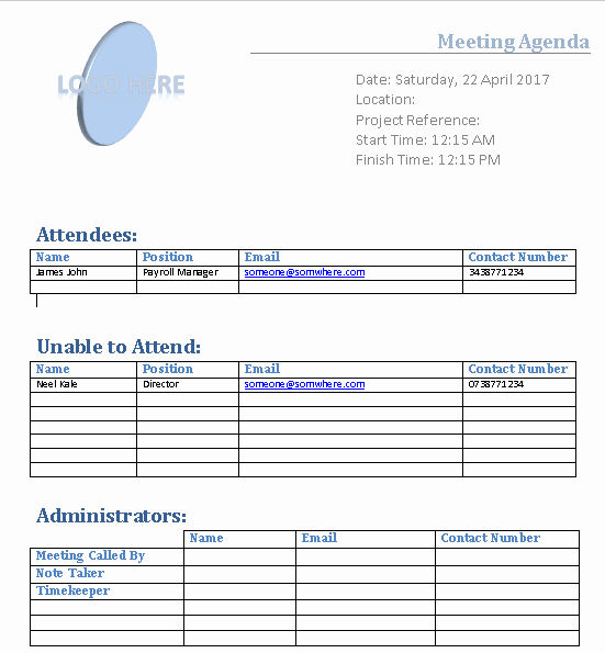 Project Management Meeting Agenda Template Inspirational Project Dashboard Templates 10 Samples In Excel and Ppt