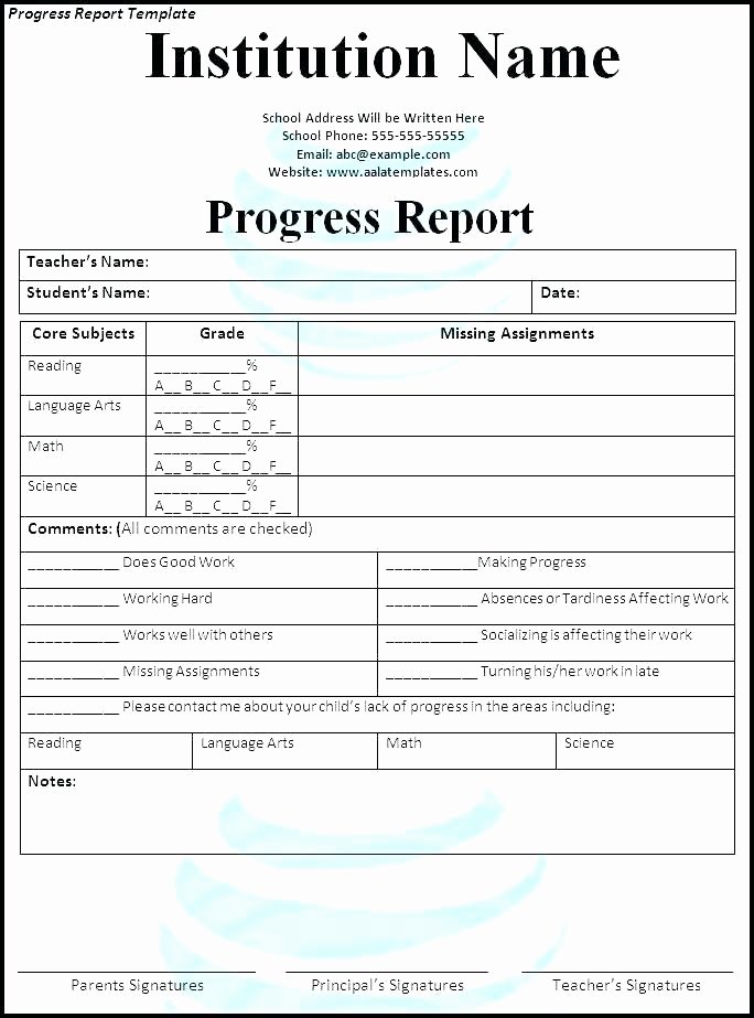 Project Management Progress Report Template Awesome Progress Sheet Template Free Progress Report Template