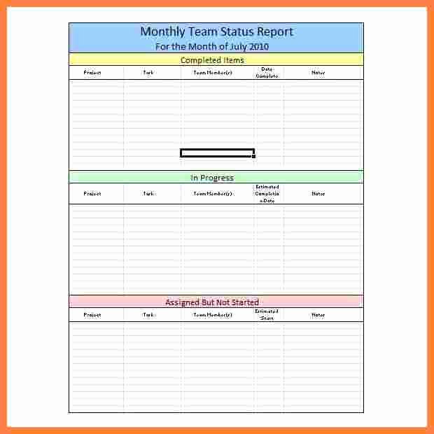 Project Management Progress Report Template Inspirational 8 Weekly Progress Report Template Project Management