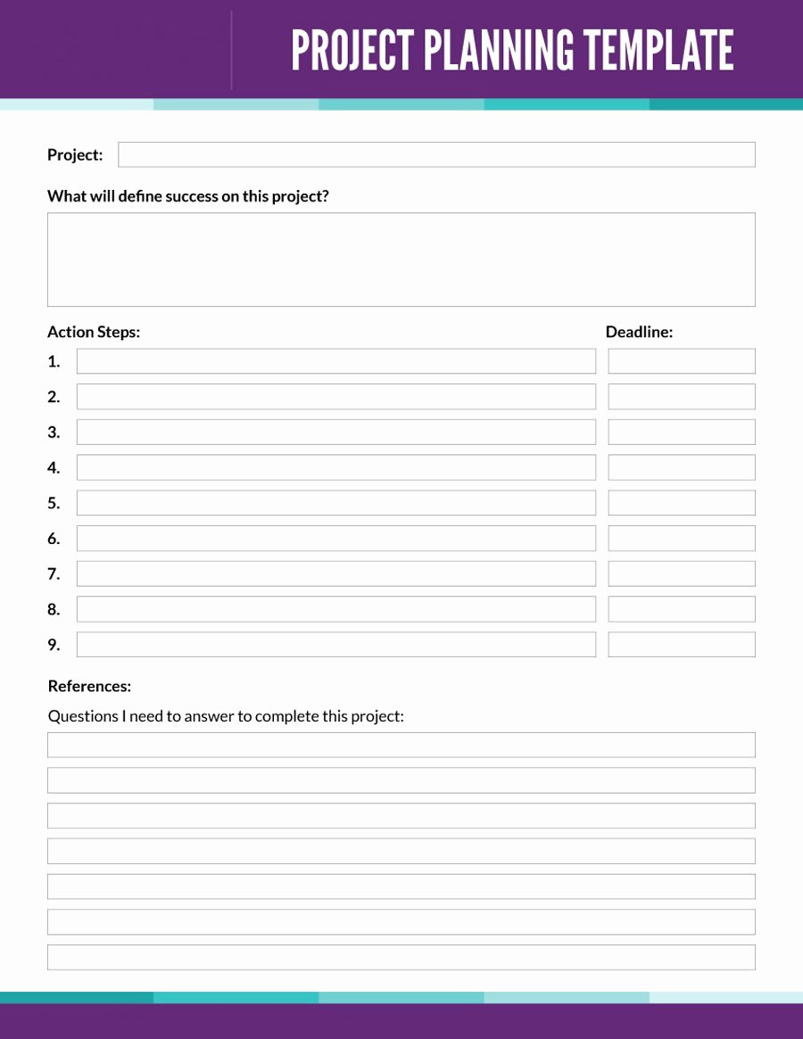 Project Management Template Word Unique 48 Professional Project Plan Templates [excel Word Pdf
