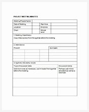 Project Meeting Minutes Template Unique Meeting Minutes Template – 36 Free Word Excel Pdf