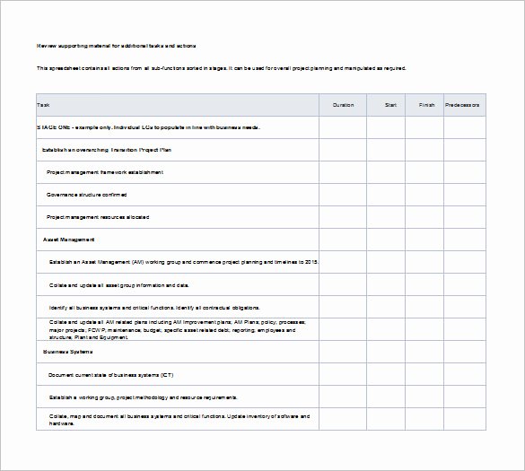 Project Plan Template Word Fresh Project Action Plan Template 11 Free Pdf Word format