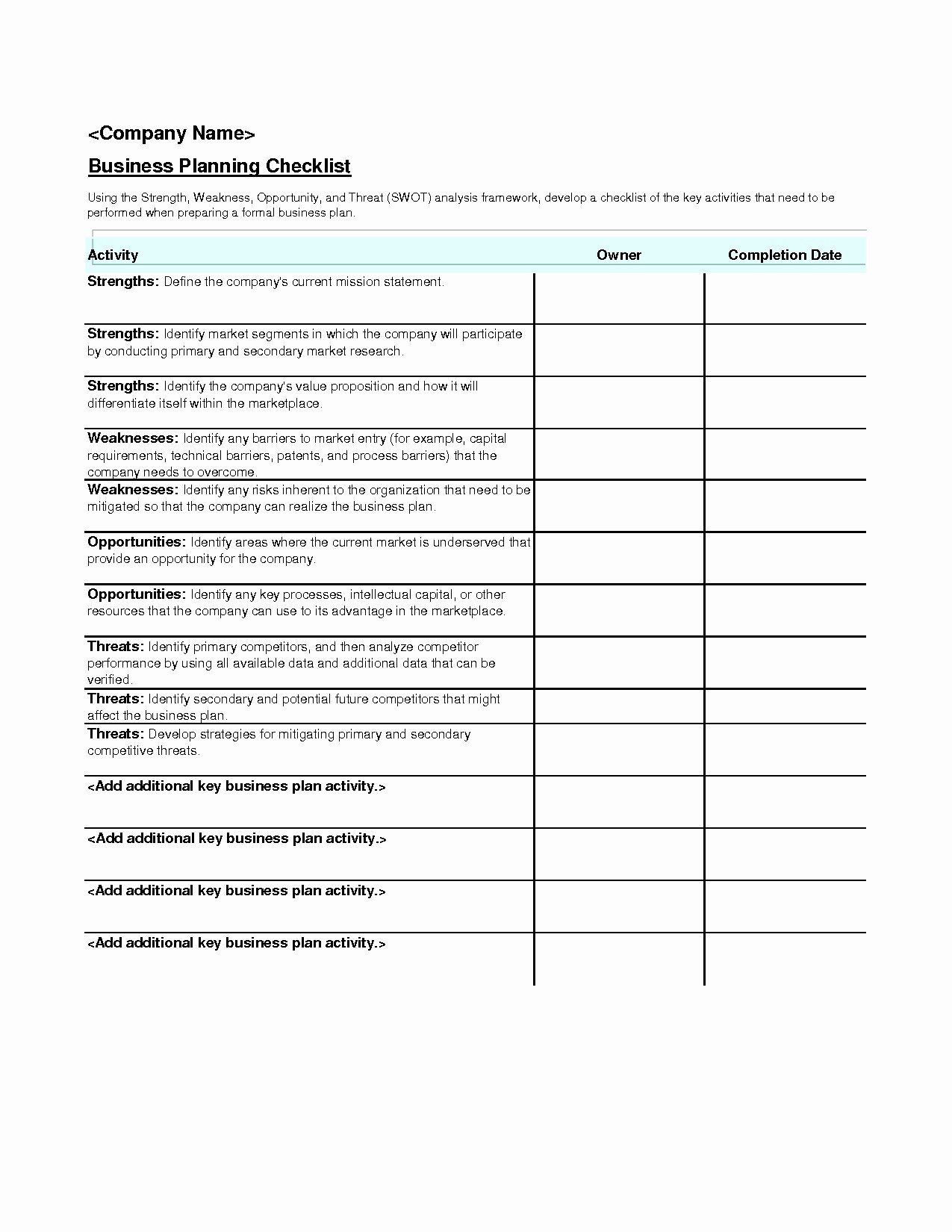 Project Proposal Template Google Docs