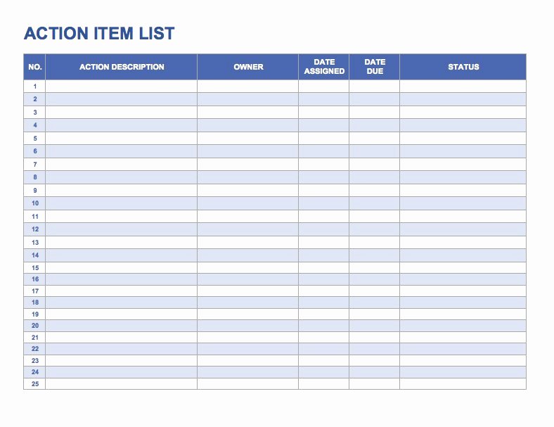 Project Task List Template Luxury 15 Free Task List Templates Smartsheet