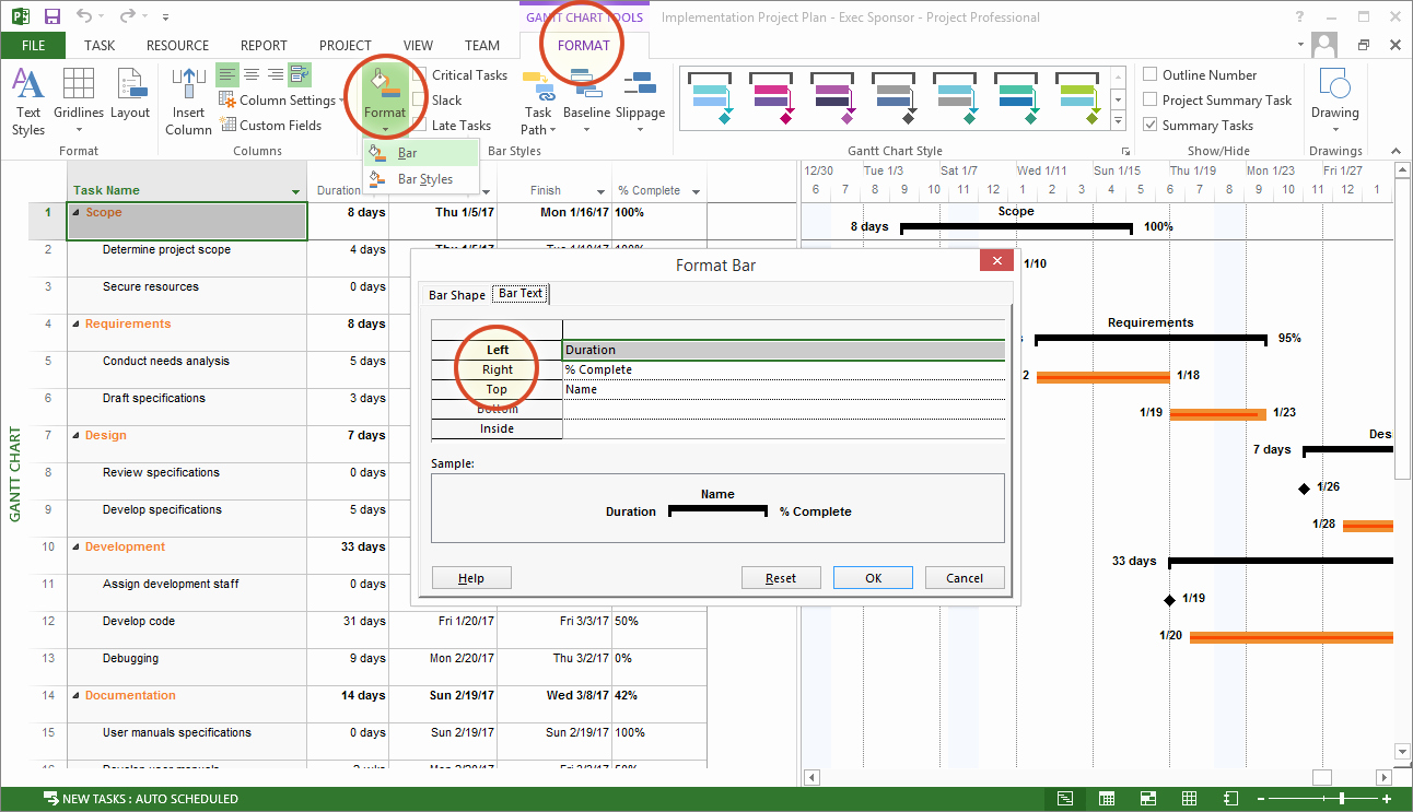 Project Template Microsoft Word New Ms Project Gantt Chart Tutorial Template Export to Ppt
