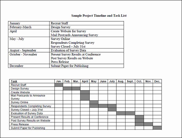 Project Timeline Template Word Best Of 15 Best Timeline Templates
