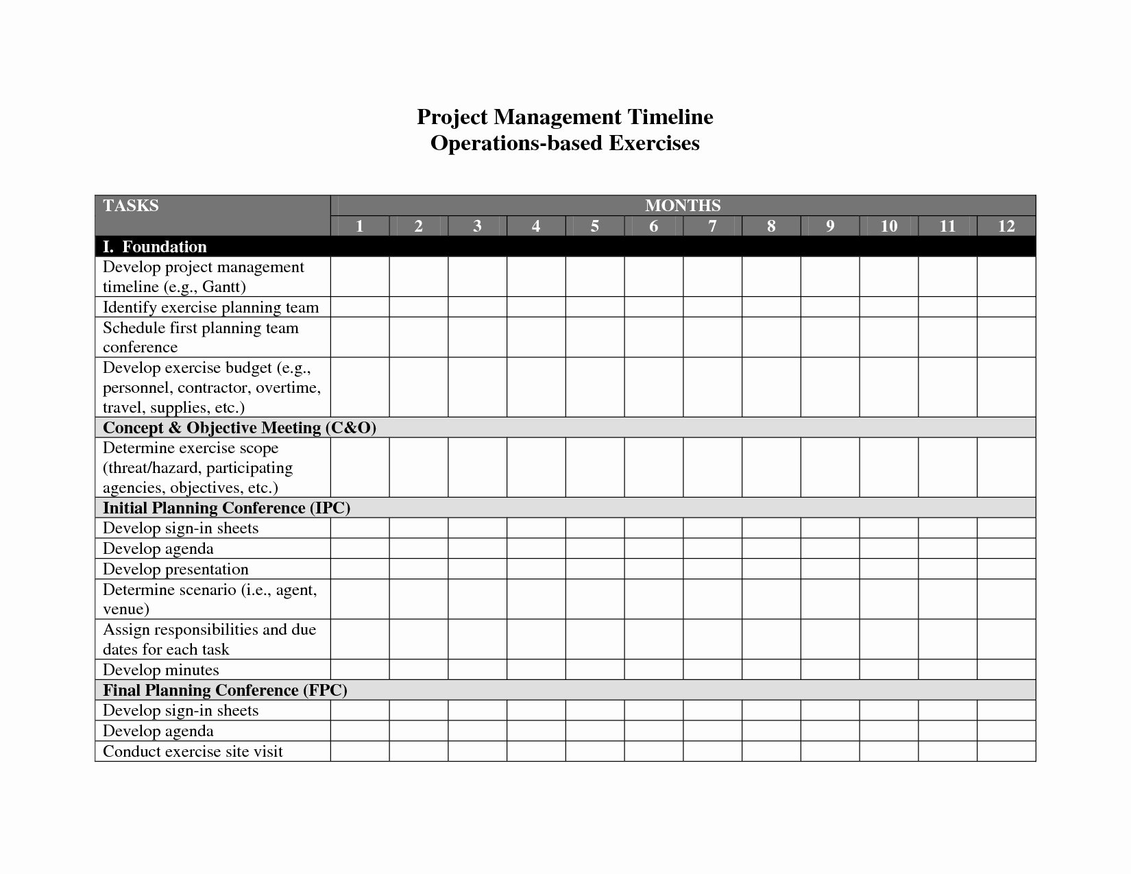 Project Timeline Template Word Luxury Project Management Timeline Template Word