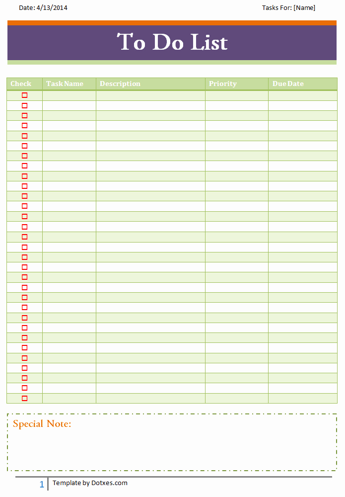 Project to Do List Template Luxury to Do List Templates Dotxes