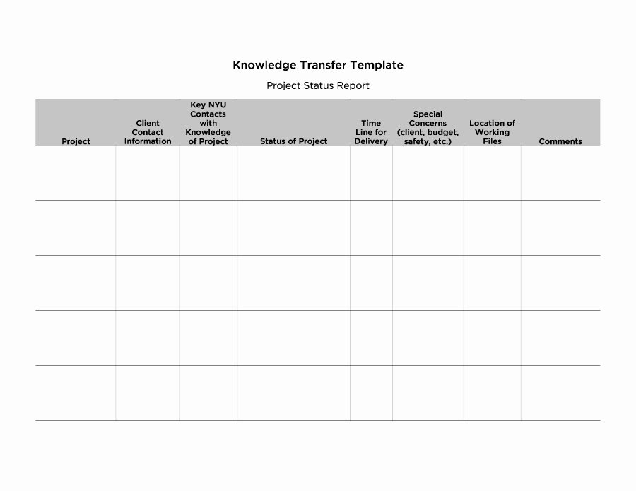 Project Transition Plan Template Fresh 40 Transition Plan Templates Career Individual
